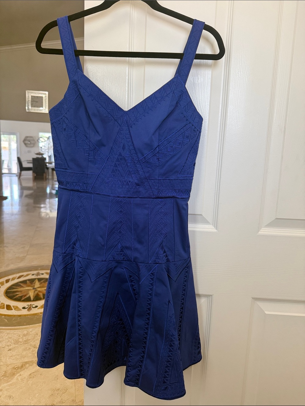 Gorgeous summer 👗 Parker Royal Blue Embroidered Mini Dress💙🌴